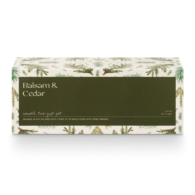 ILLUME Candle Trio/Balsam & Cedar