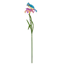Painted Pollinators Metal Plant Pick, 18"