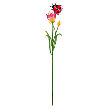 Painted Pollinators Metal Plant Pick, 18"