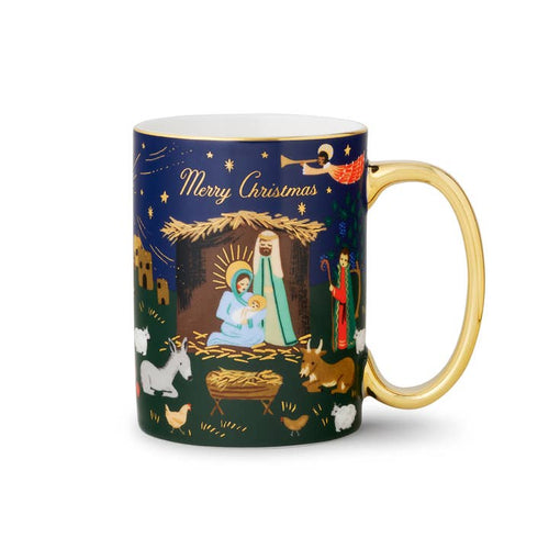 Rifle Paper Co. | Nativity Scene Porcelain Mug