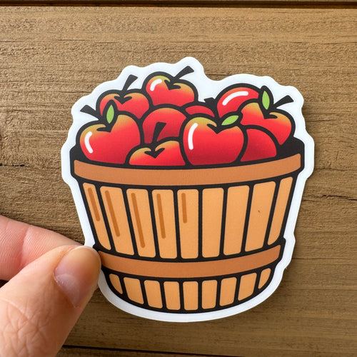 Basket Of Apples Sticker