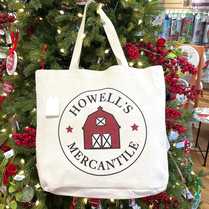 Howell's Mercantile Custom Tote-Ivory