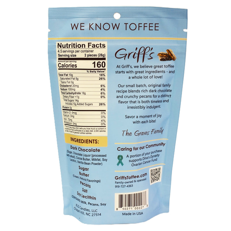 Griff's Pecan Toffee - 4.5oz Bag