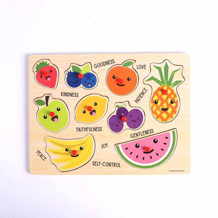 Fruit of the Spirit - Peg Puzzle