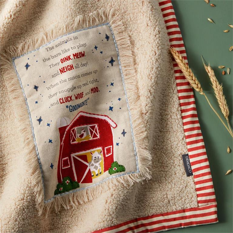 Barnyard Blanket 30x40in