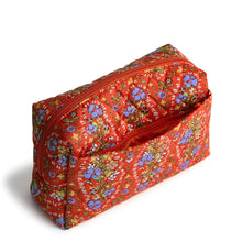 Medium Cosmetic Bag Garden Paisley in Premium Cotton