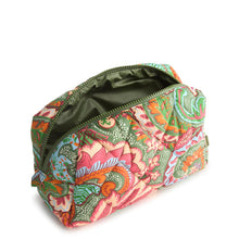 Large Cosmetic Bag Leaf Me Not Paisley in Featherweight