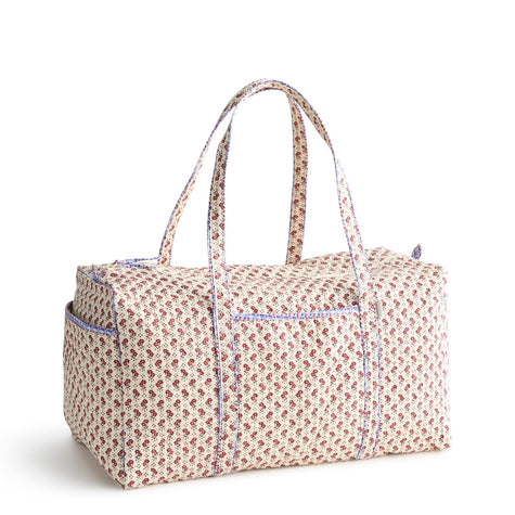 Large Original Duffel Bag Rachel Ditsy in Premium Cotton