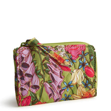 Zip Card Pouch Meadow bouquet in Premium Cotton