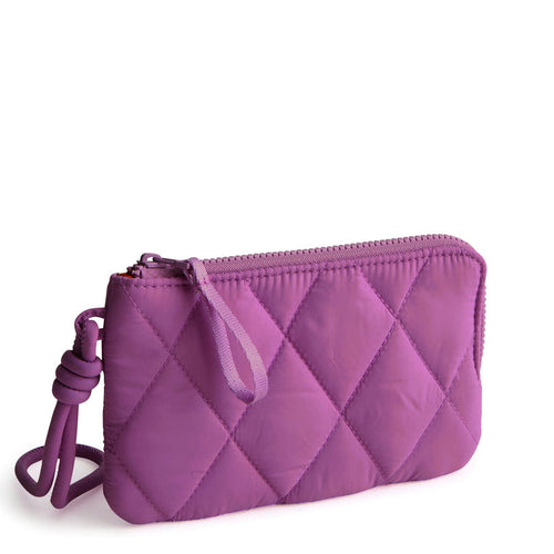 Zip Wristlet Iris Orchid in Featherweight