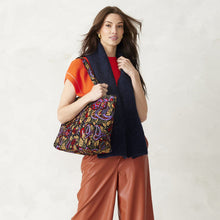 Hathaway Tote Bag - Midnight Garden Paisley