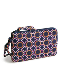 Zip Wristlet - Lattice florets