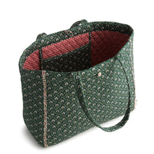 Hathaway Tote Bag Mistletoe lattice in Premium cotton