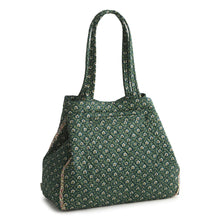 Hathaway Tote Bag Mistletoe lattice in Premium cotton
