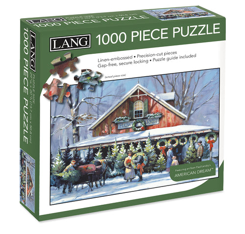Christmas at the Flower Market - 1000 piece puzzle