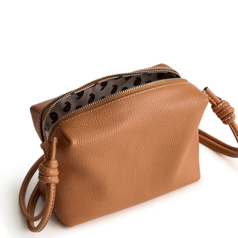 Blake Crossbody Roasted Pecan in Leather