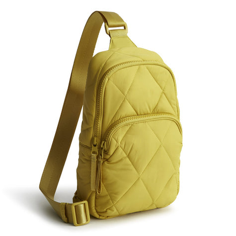 Vera Bradley Lorman Sling Backpack | Golden Olive