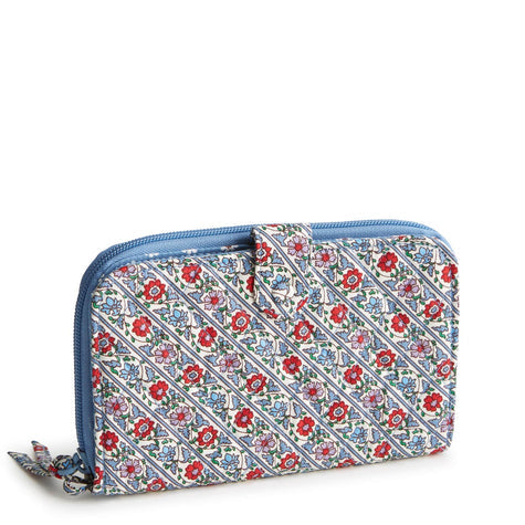 Vera Bradley Large Tab Wallet | Bias Mini Vines Ribbons