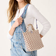 Mini Original Tote Bag Rachel Ditsy in Premium Cotton