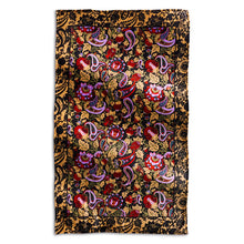 Plush Throw Blanket - Midnight Garden Paisley