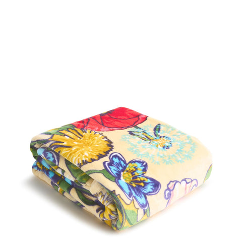 Plush Throw Blanket Serene Forest in Fleece