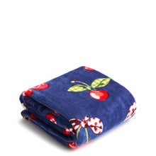 Plush Throw Blanket Cherry Picking in Fleece