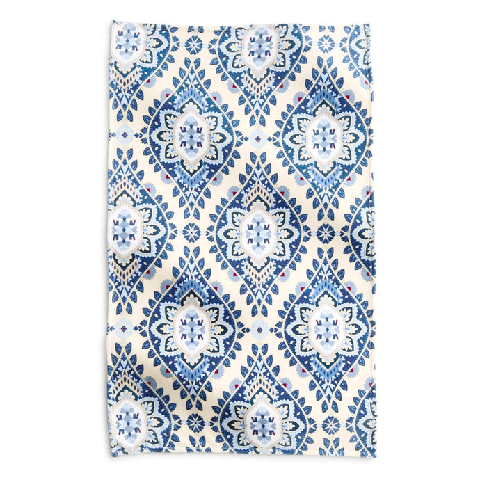 Plush Throw Blanket Cambridge Blues in Fleece