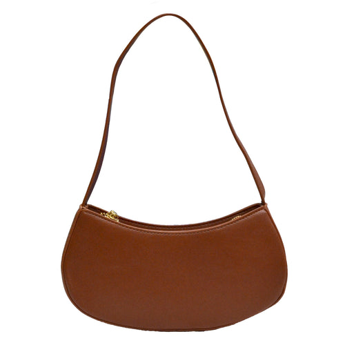 Milan Petite Shoulder Bag Brown