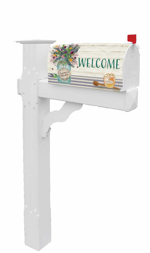 Wildflower Jar-Mailbox Makeover