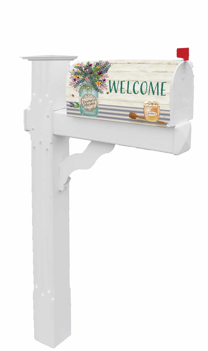 Wildflower Jar-Mailbox Makeover