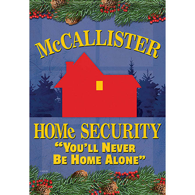 "Home Security" Garden DuraSoft™ Flag