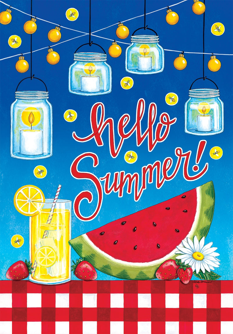 Large Flag | Hello Summer