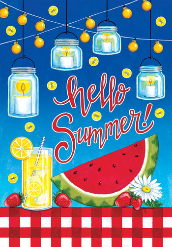 Large Flag | Hello Summer