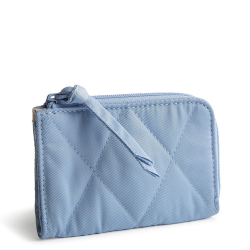 Zip Card Pouch Soft Chambray in Performance Twill