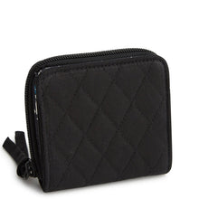 Small Zip-Around Wallet Moonless Night in Premium Cotton