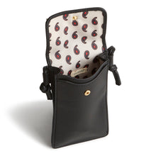 Phone Case Crossbody Moonless Night in Leather