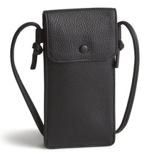 Phone Case Crossbody Moonless Night in Leather