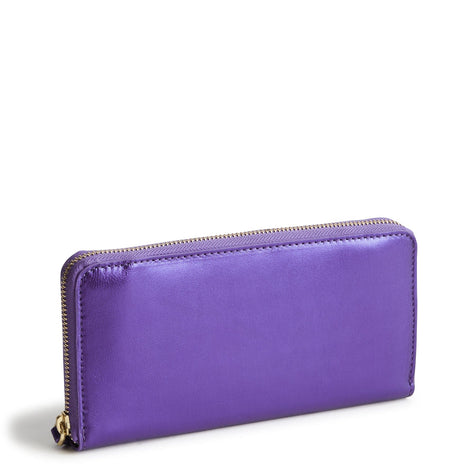 Continental Wallet - Purple Metallic