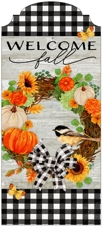 Pumpkin Wreath-YarDecor