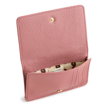Card Case Withered Rose in Leather