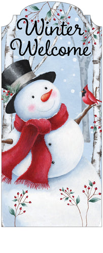 Top Hat Snowman-YarDecor