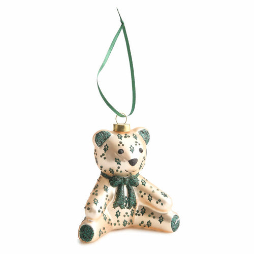 Bear Ornament Holly days shortbread