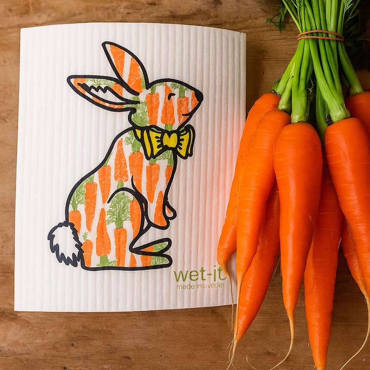 Hungry Bunny Swedish Cloth