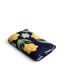 Beach Towel Daffodils in Cotton Looped Terry