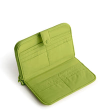 Large Tab Wallet Spinach Green in Featherweight