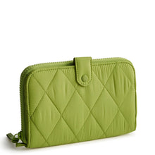 Large Tab Wallet Spinach Green in Featherweight