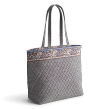 Original Zip Tote Bag Black chambray in Premium cotton