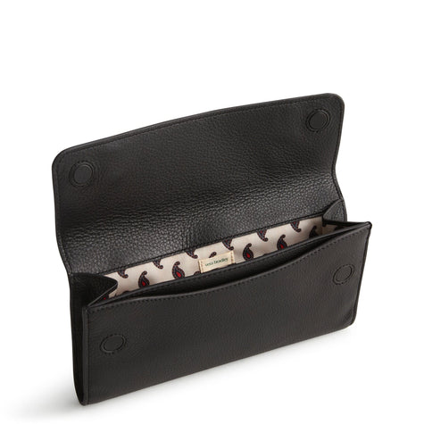 Verbena Clutch Moonless Night in Leather