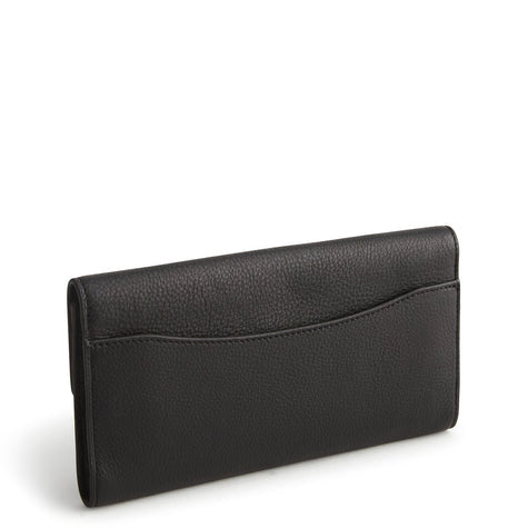 Verbena Clutch Moonless Night in Leather