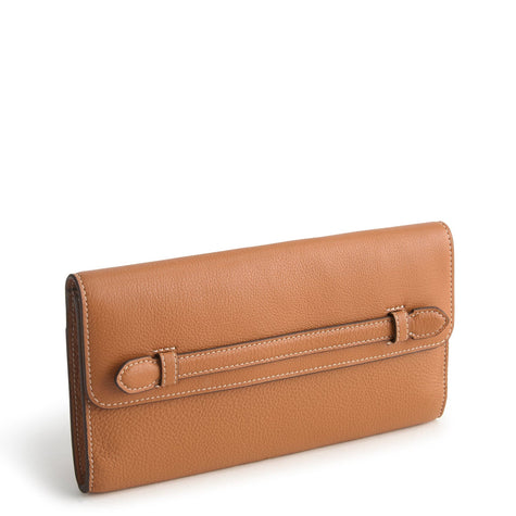Verbena Clutch Roasted Pecan in Leather